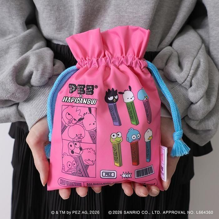 日本預訂📍日本PEZ×HAPIDANBUI得意系列 - 索繩袋
