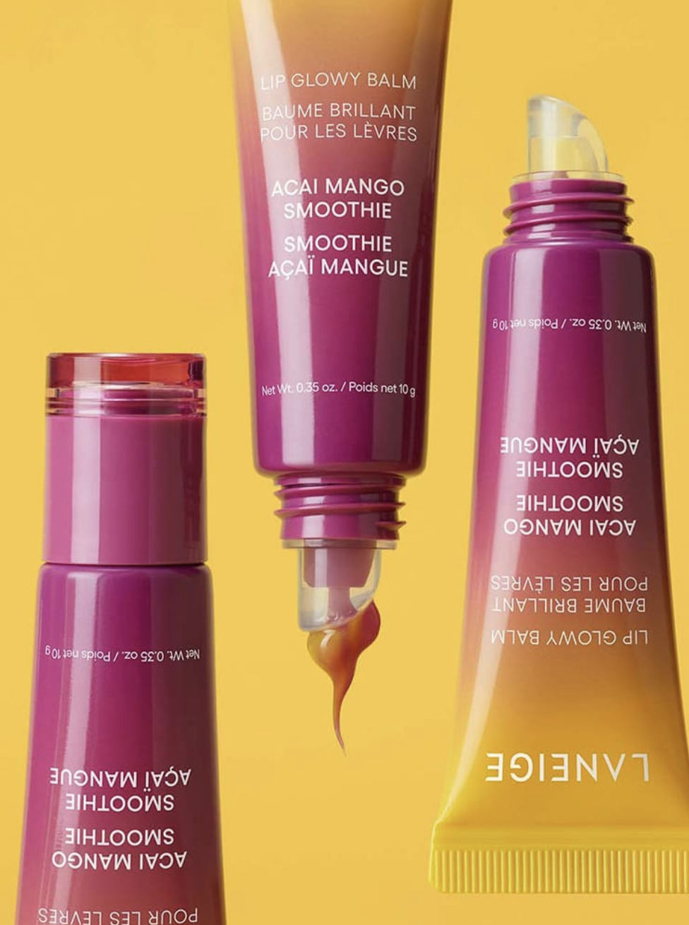 夏日限定｜韓國 LANEIGE 全新 巴西莓芒果冰沙 潤唇膏 10g｜Lip Glowy Balm