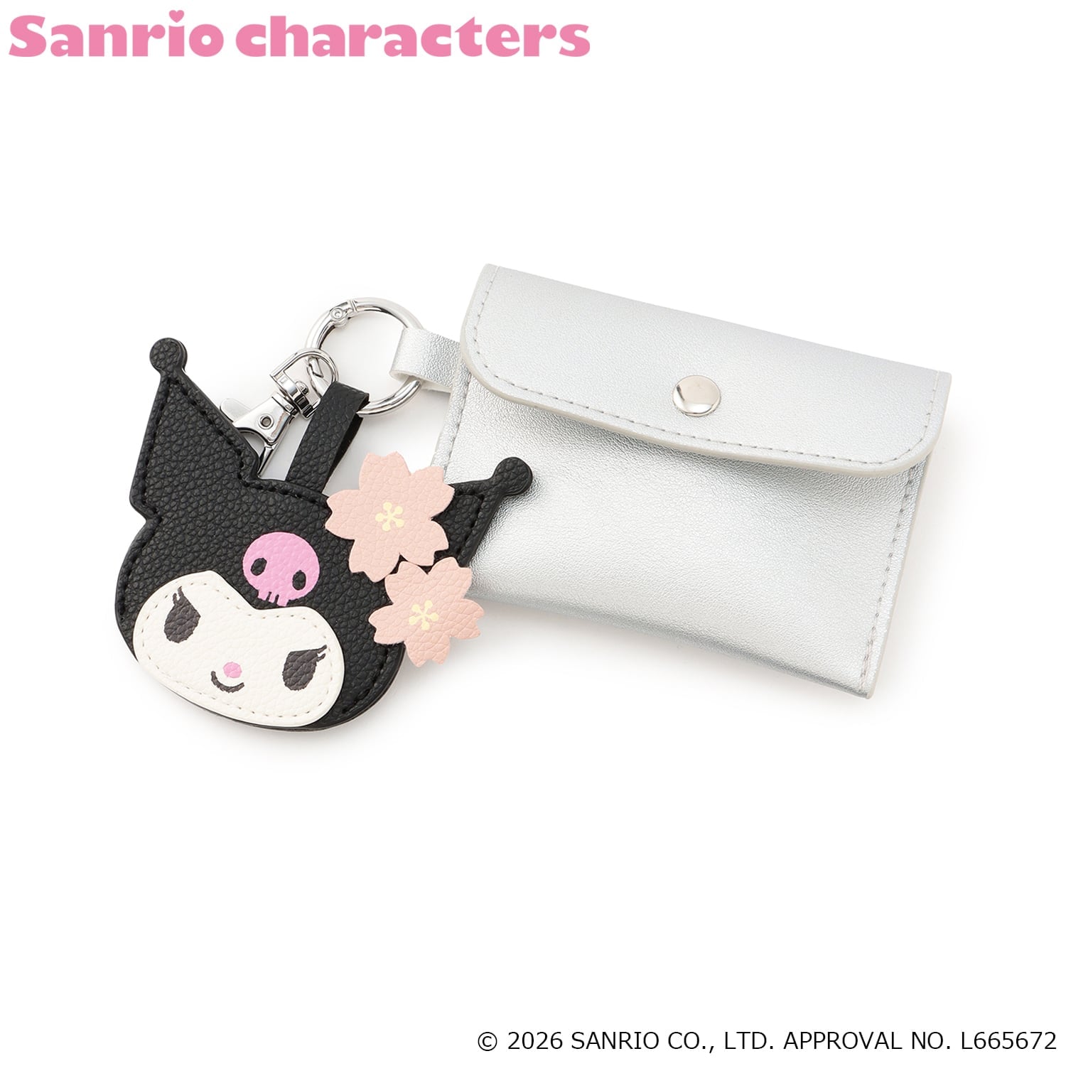 🆕【⭐訂購⭐】 🇯🇵日本直送🌀#Sanrio 合成皮革小物袋 連造型鏡掛飾［4款選］🌀[ELED-0052][260606]