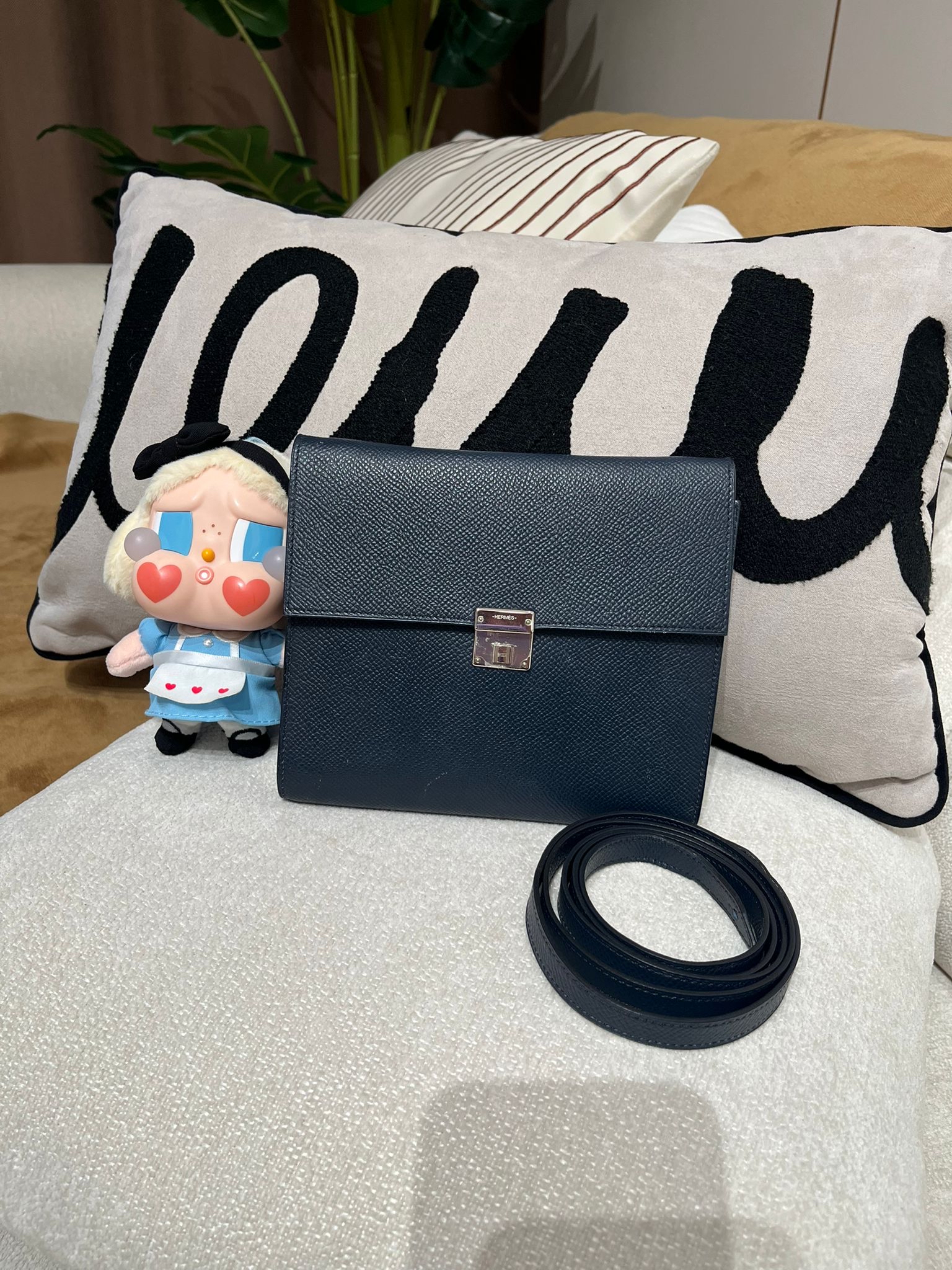 Hermes clic 16 bag Epsom ,STAMP A 100%Authentic, 92%new✅dust bag 