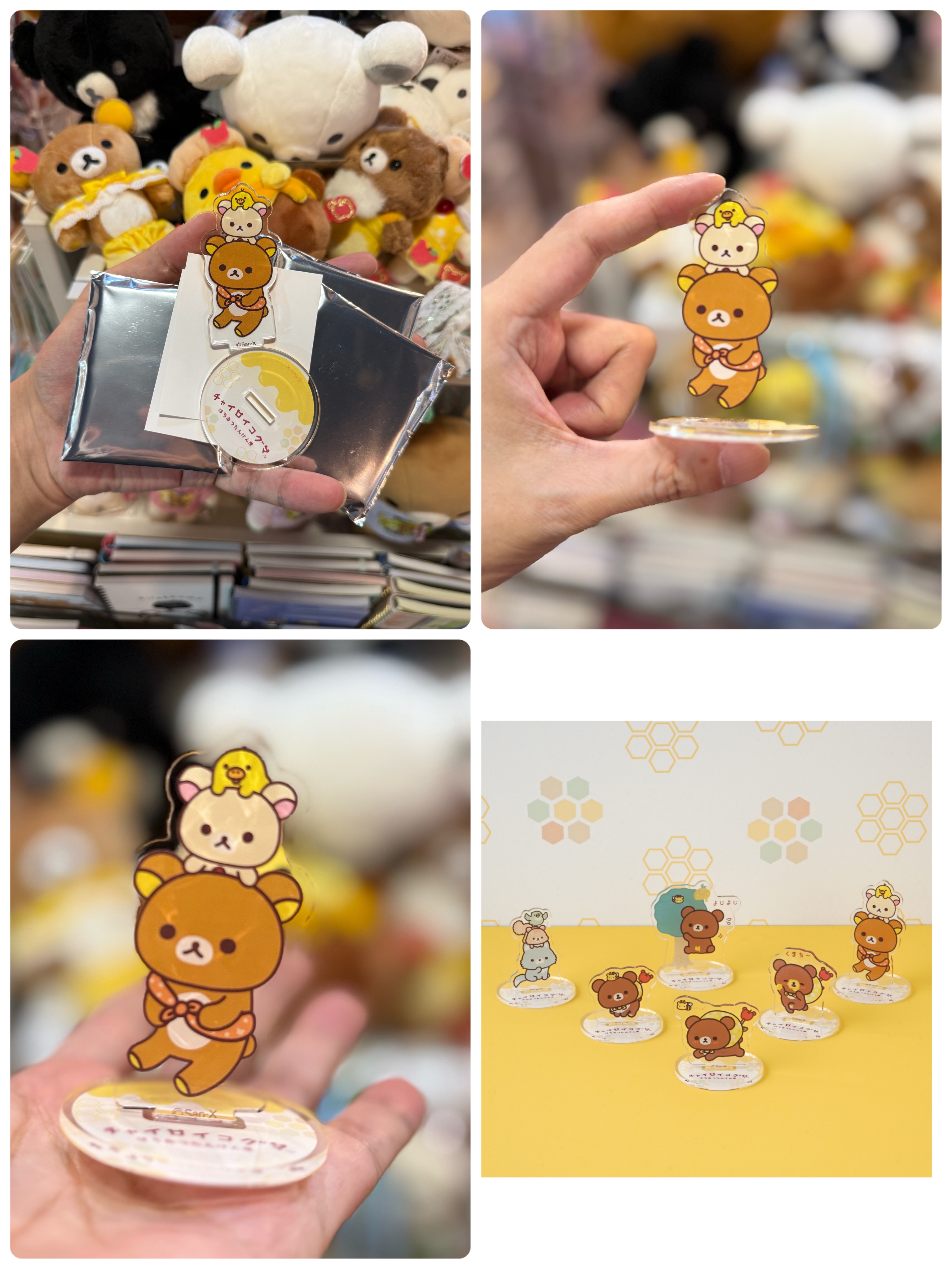 《現貨》全新日本小熊10週年紀念巡迴pop up店限定小熊探險隊系列立牌（隨機抽）