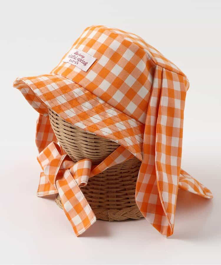 🇯🇵預訂 日本直送🇯🇵 Apres les cours 兩色立體兔耳格紋漁夫帽