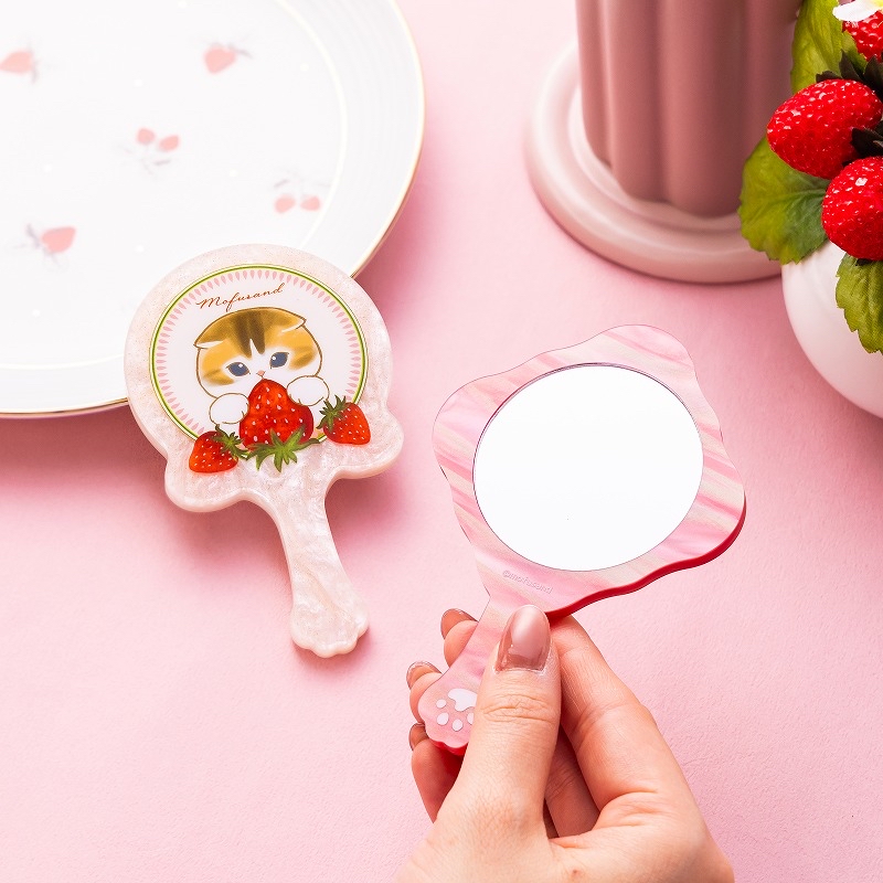 🎀【預訂】 mofusand 草莓🍓系列迷你手鏡 W