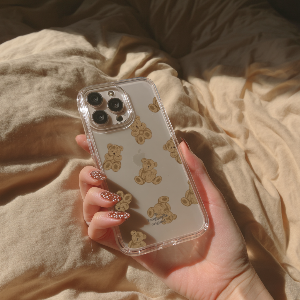 【The Childhood Teddy】透明MagSafe iPhone Case