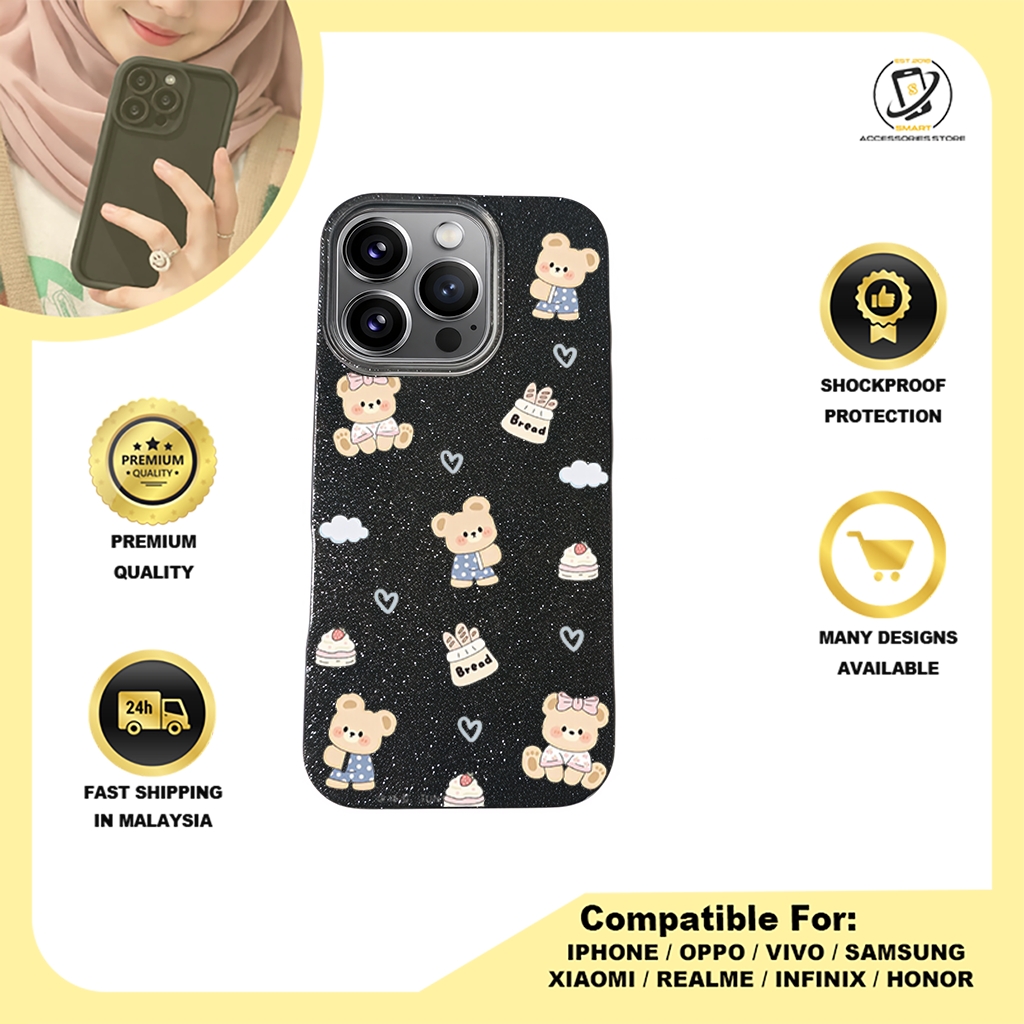 BLING CASE PHONE FOR IPHONE - DESIGN BEAR I
