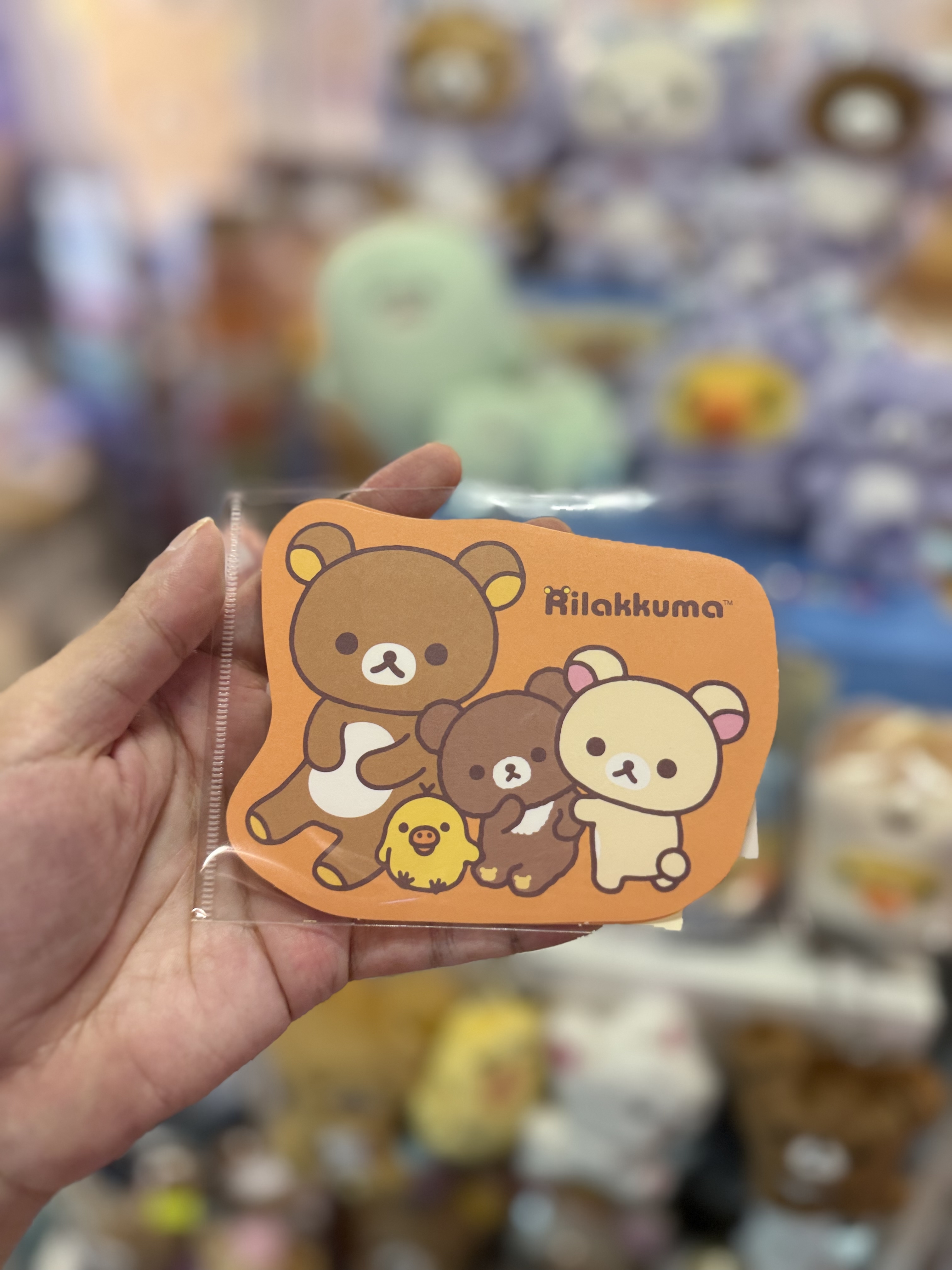 《現貨》全新rilakkuma日版剪裁利是封 1包3個。附貼紙