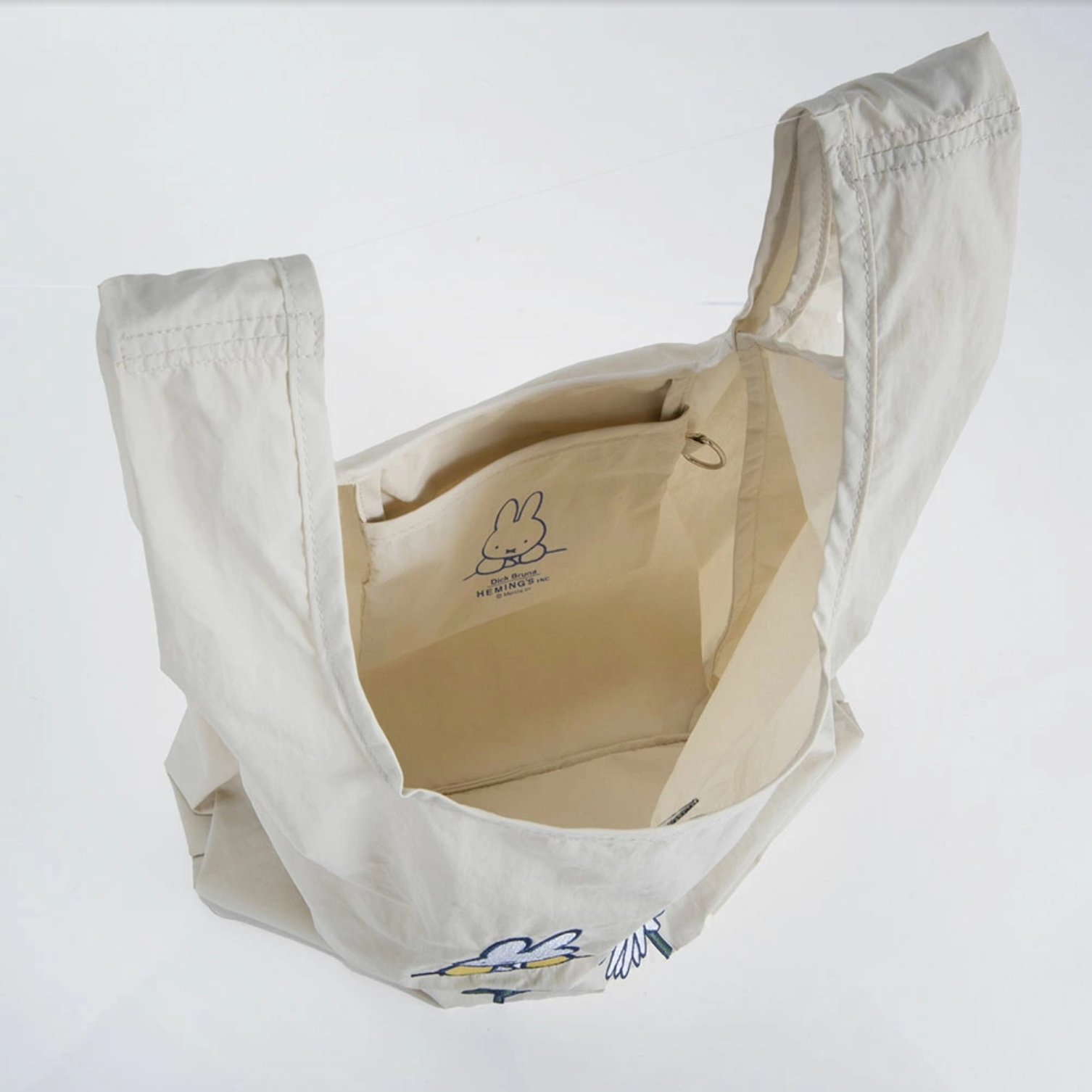 2026春夏新作 Dick Bruna miffy Strap Shopper BAG 肩背款 環保袋 米白色
