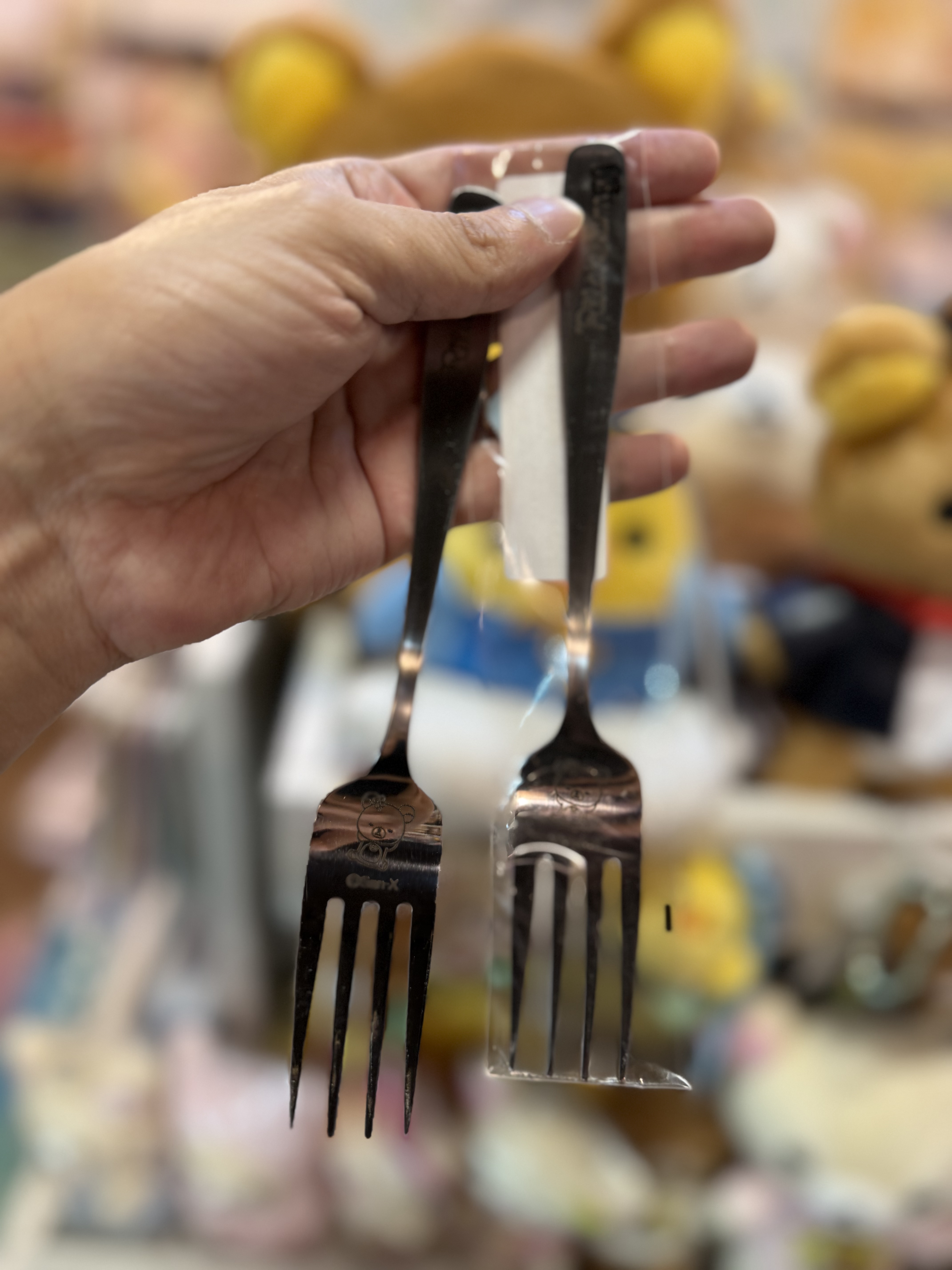 《現貨》全新日本專店限定日本製小白熊不鏽鋼叉