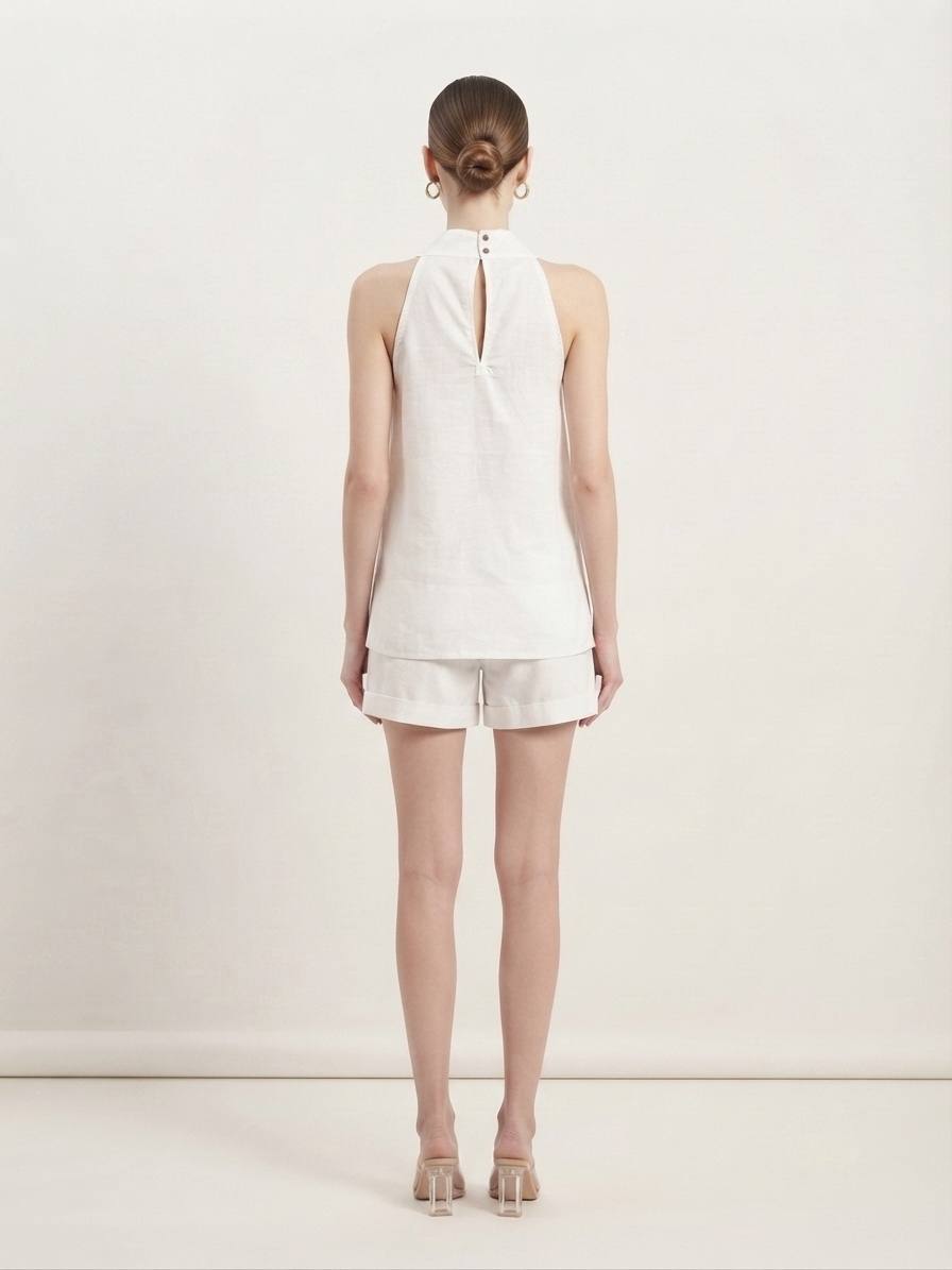 W6313A - Sleeveless Tunic