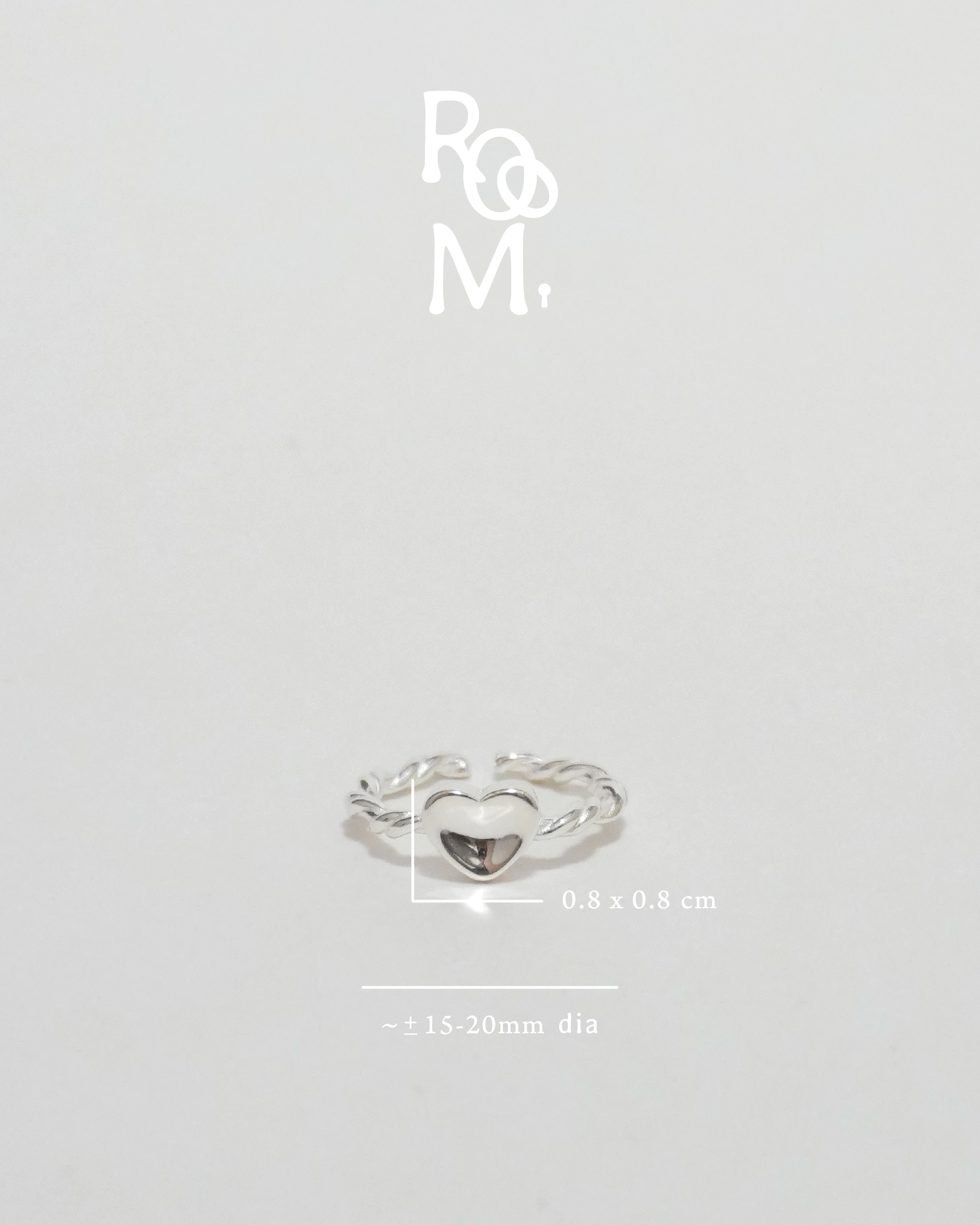 Dreamy Lace Heart Ring