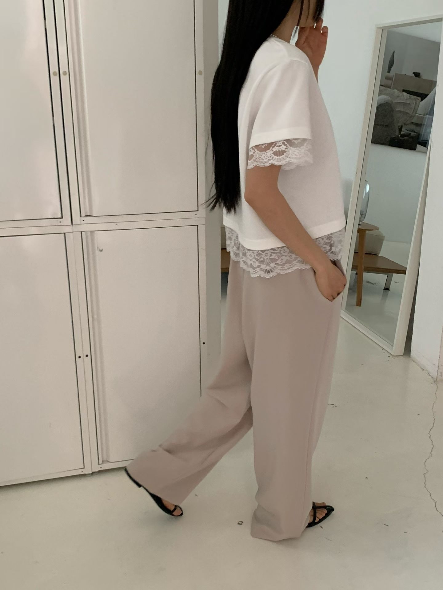 A street  lace 腳Top