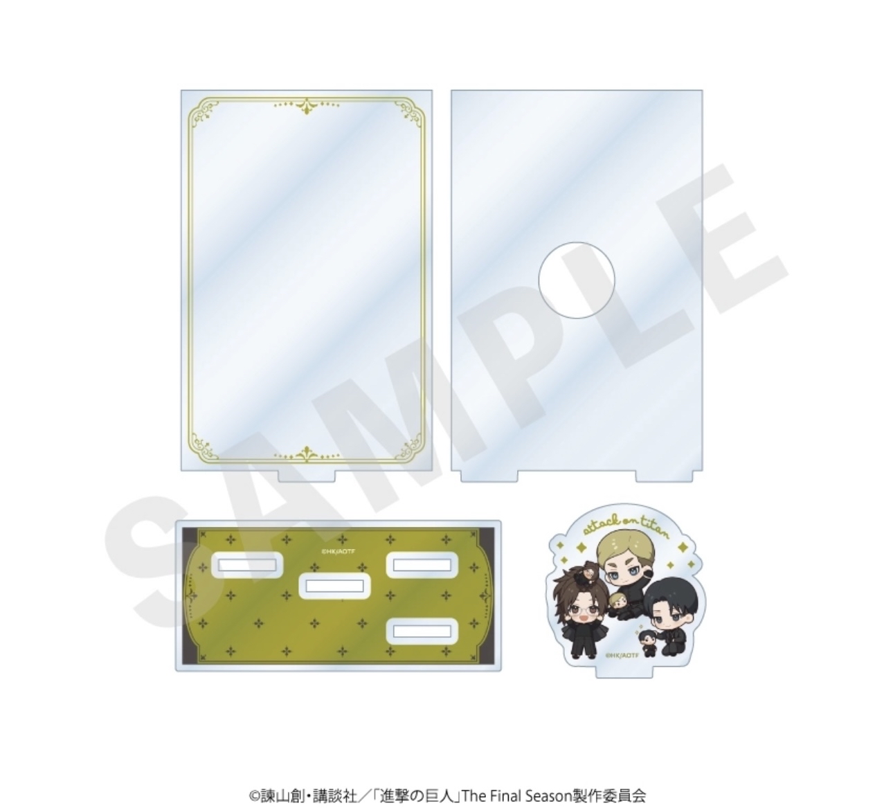 Preorder預訂7/2026年進擊的巨人ミニキャブラックコーデシリーズ卡stand