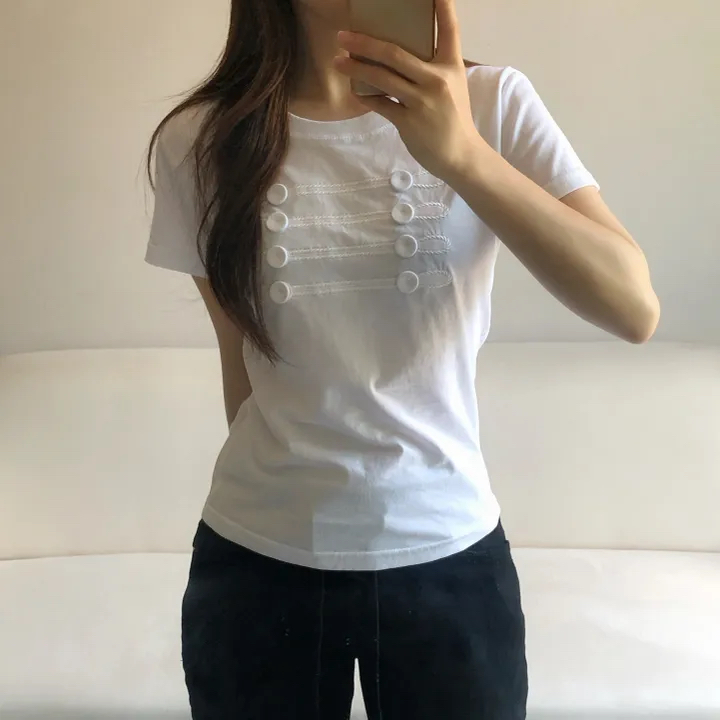Napoleonic Short Sleeve Top