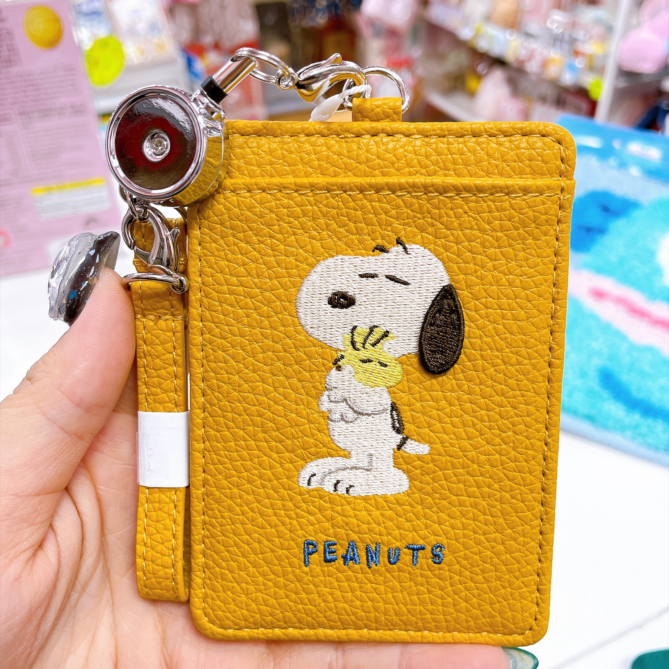 日本直送Snoopy伸縮卡套