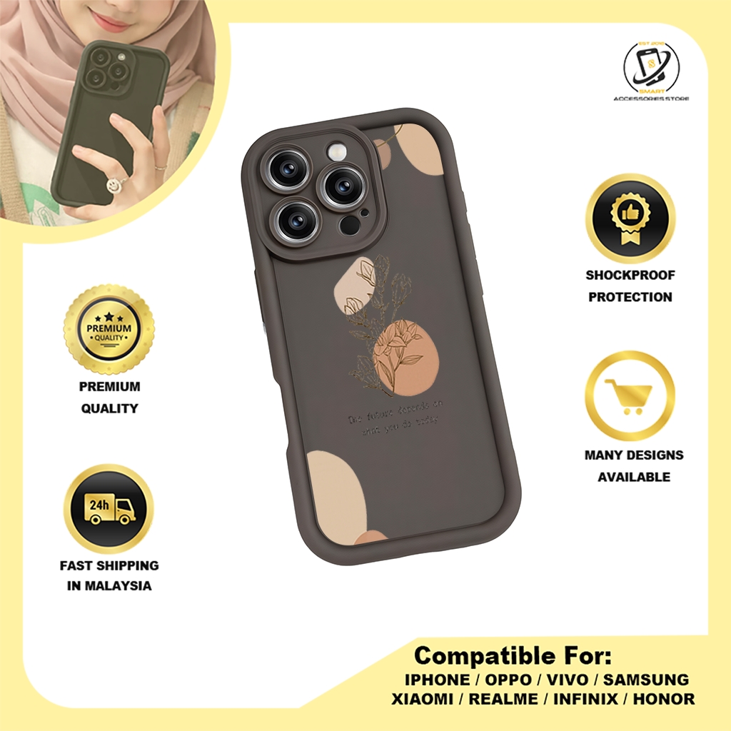 TPU DESIGN CASE PHONE FOR SAMSUNG - DESIGN FLOWER Y