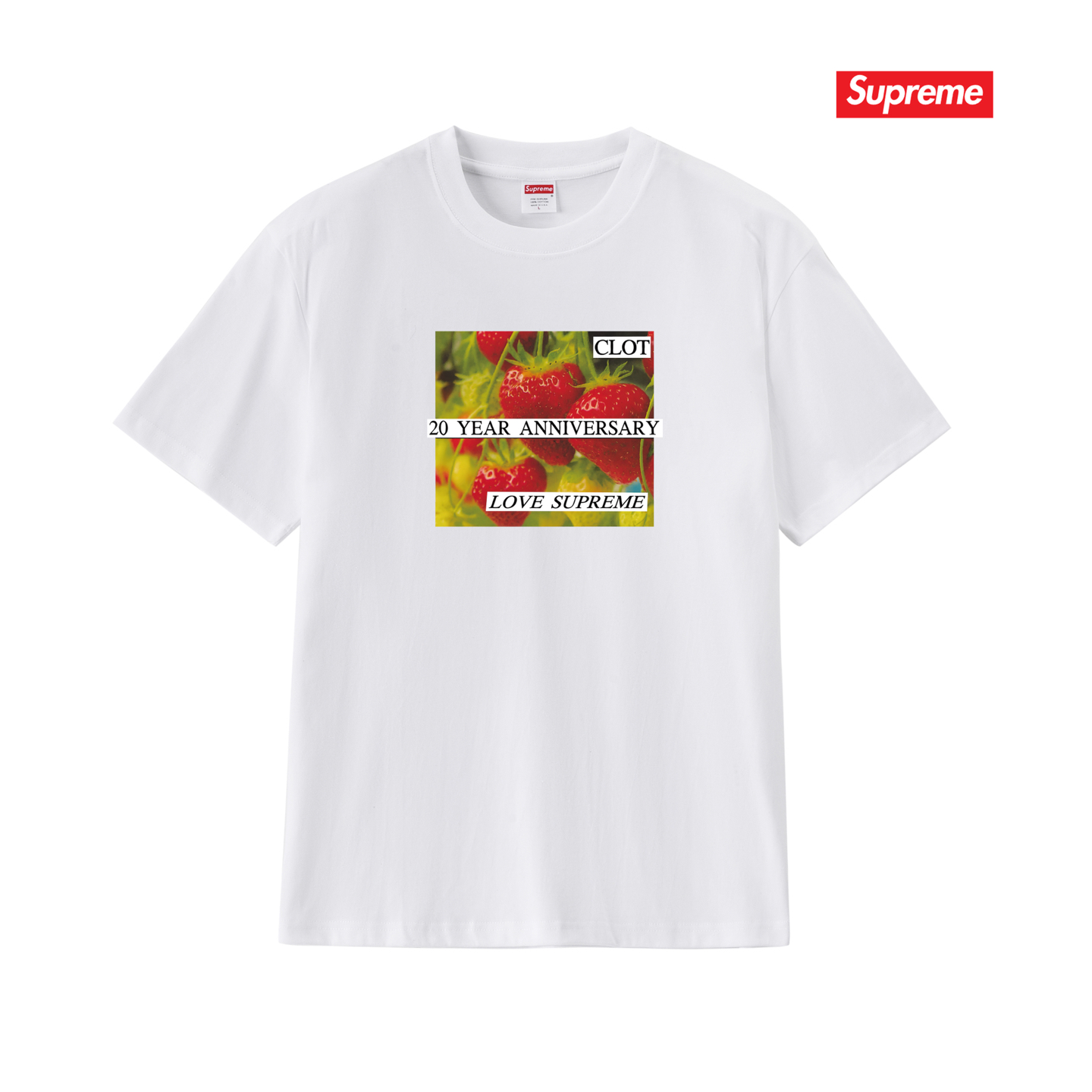 Supreme x CLOT 20th Anniversary Tee