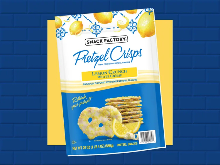 加拿大直送 🍋新產品🍋 *SNACK FACTORY 檸檬蝴蝶餅 566g Pretzel Crisps*