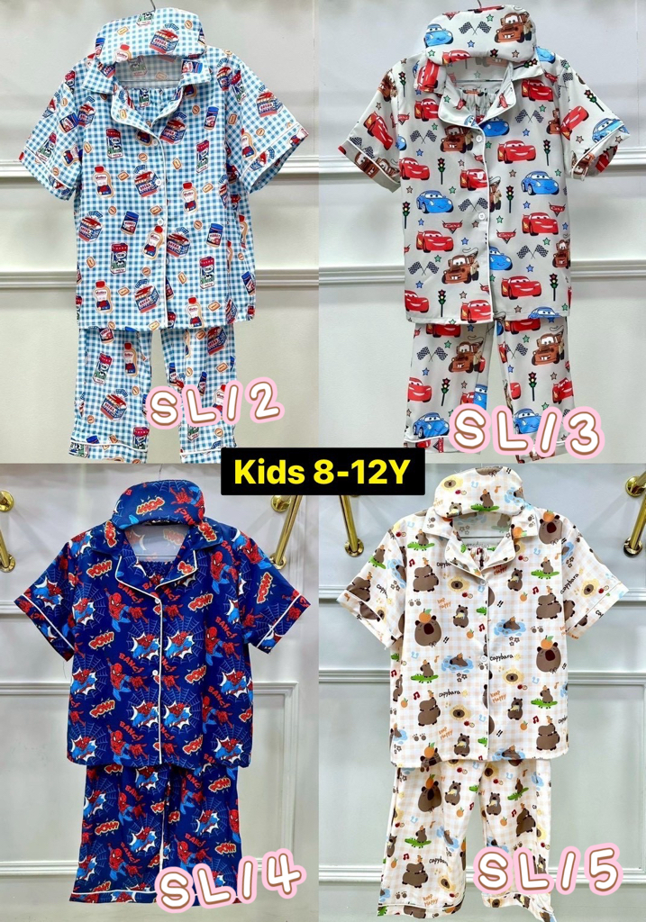 泰國直送真絲睡衣 兒童版