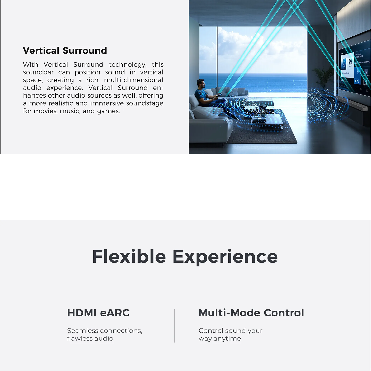 Haier 2.1ch Soundbar with Built-in Subwoofer (HSD210K6)