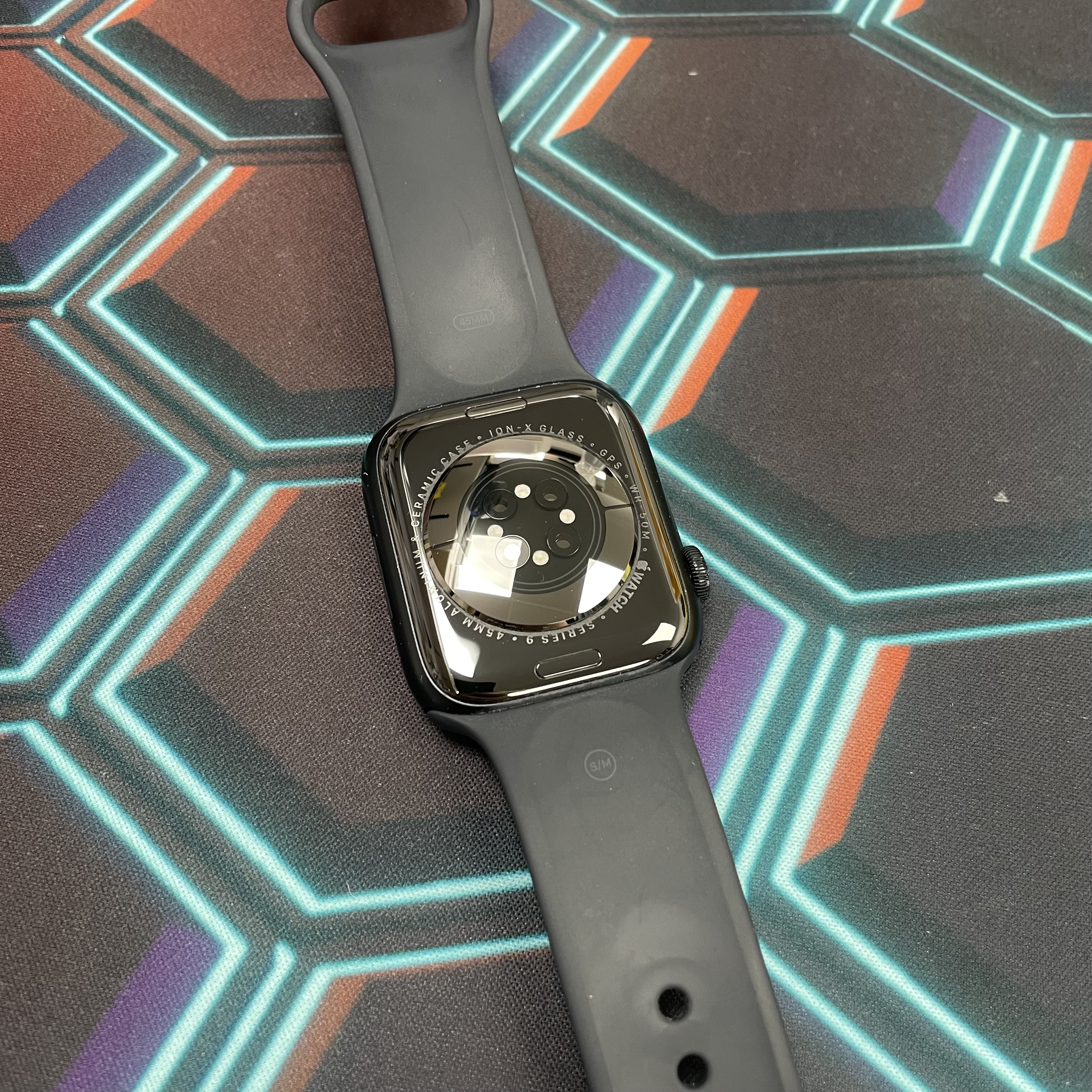 *669989 Apple Watch S9 靚機 45mm 黑色 black