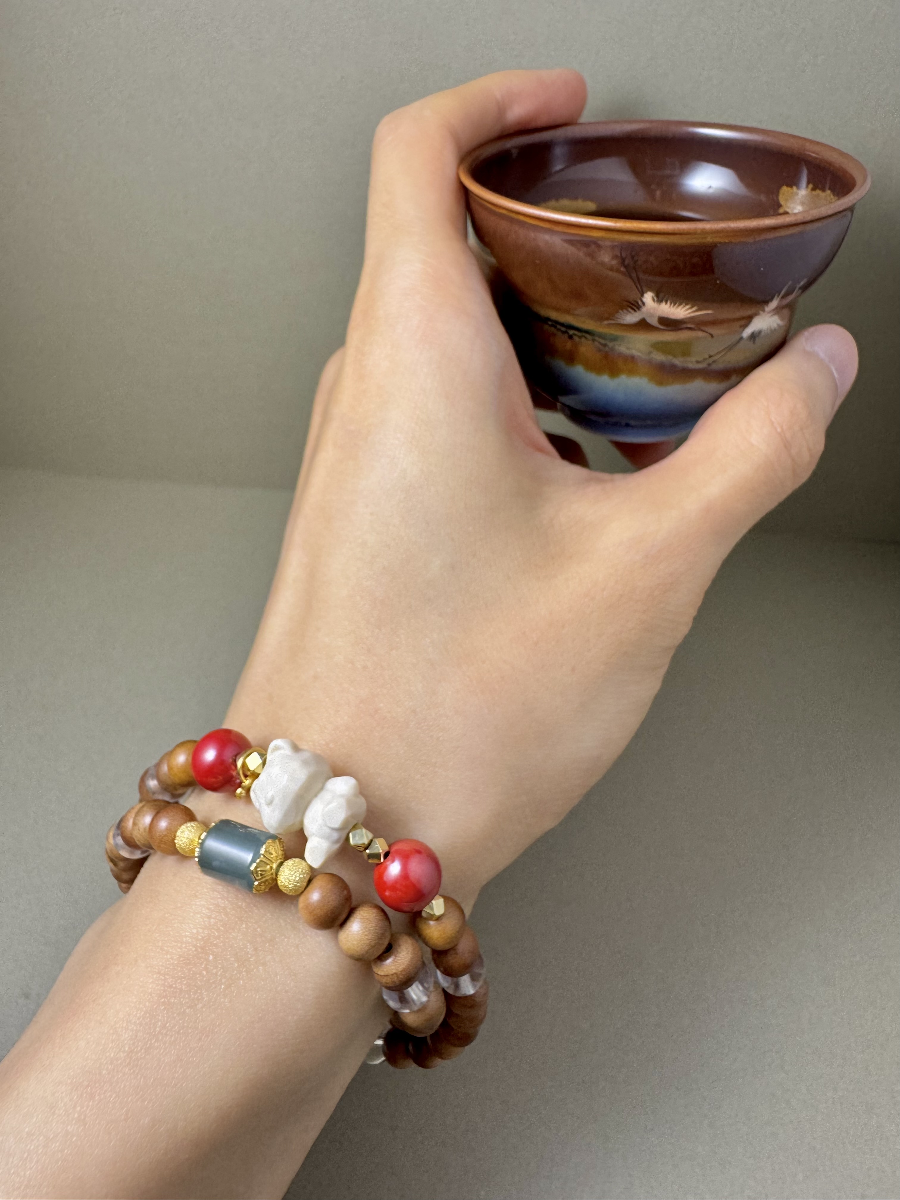 【檀光流轉】雙圈老山檀手串