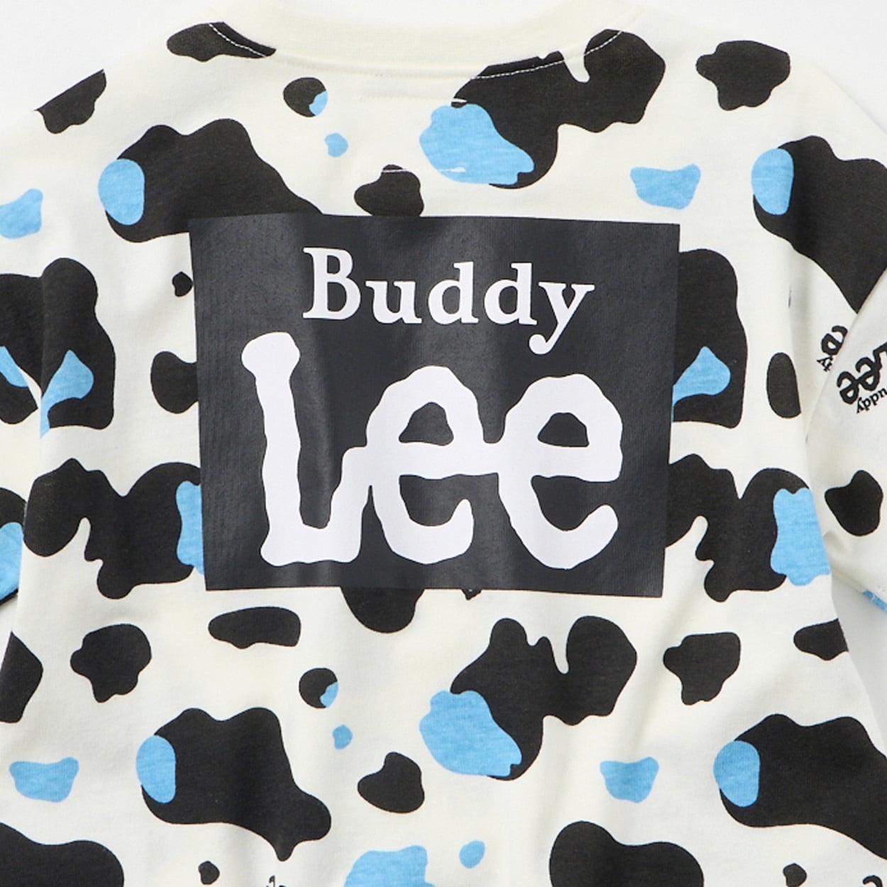 🇯🇵預訂 日本直送🇯🇵Buddy Lee 兩色標誌刺繡口袋乳牛紋印花短袖T恤