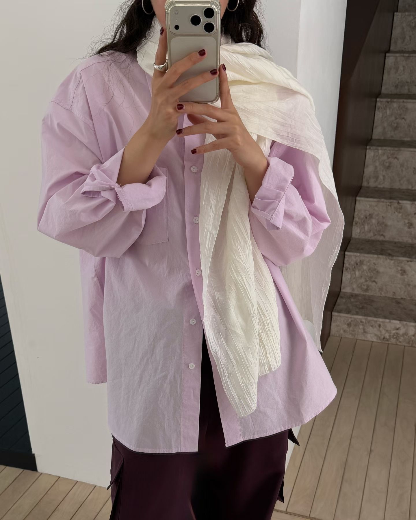 The pink shirt
