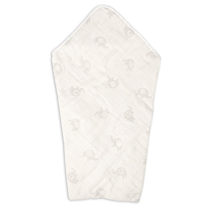 🇯🇵預訂 日本直送🇯🇵大象圖案棉紗包被襁褓