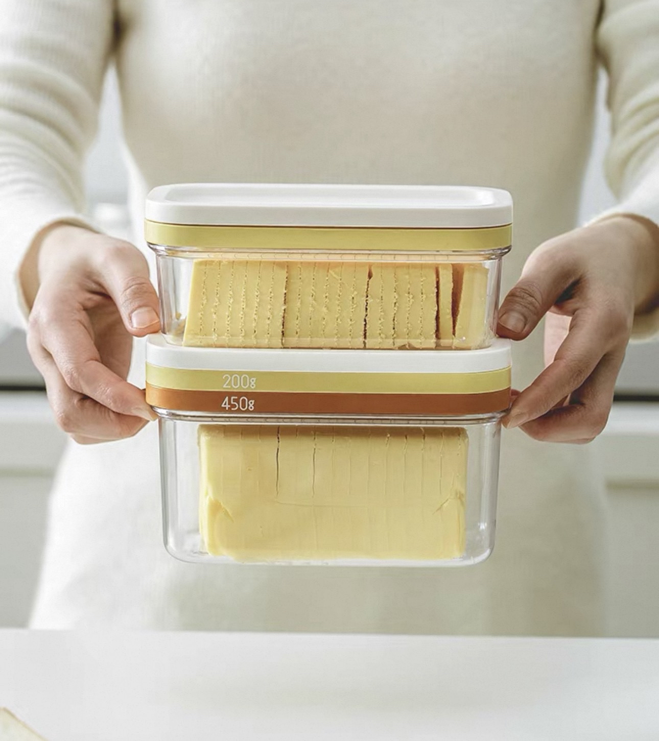 日本AKEBONO牛油切割收納盒