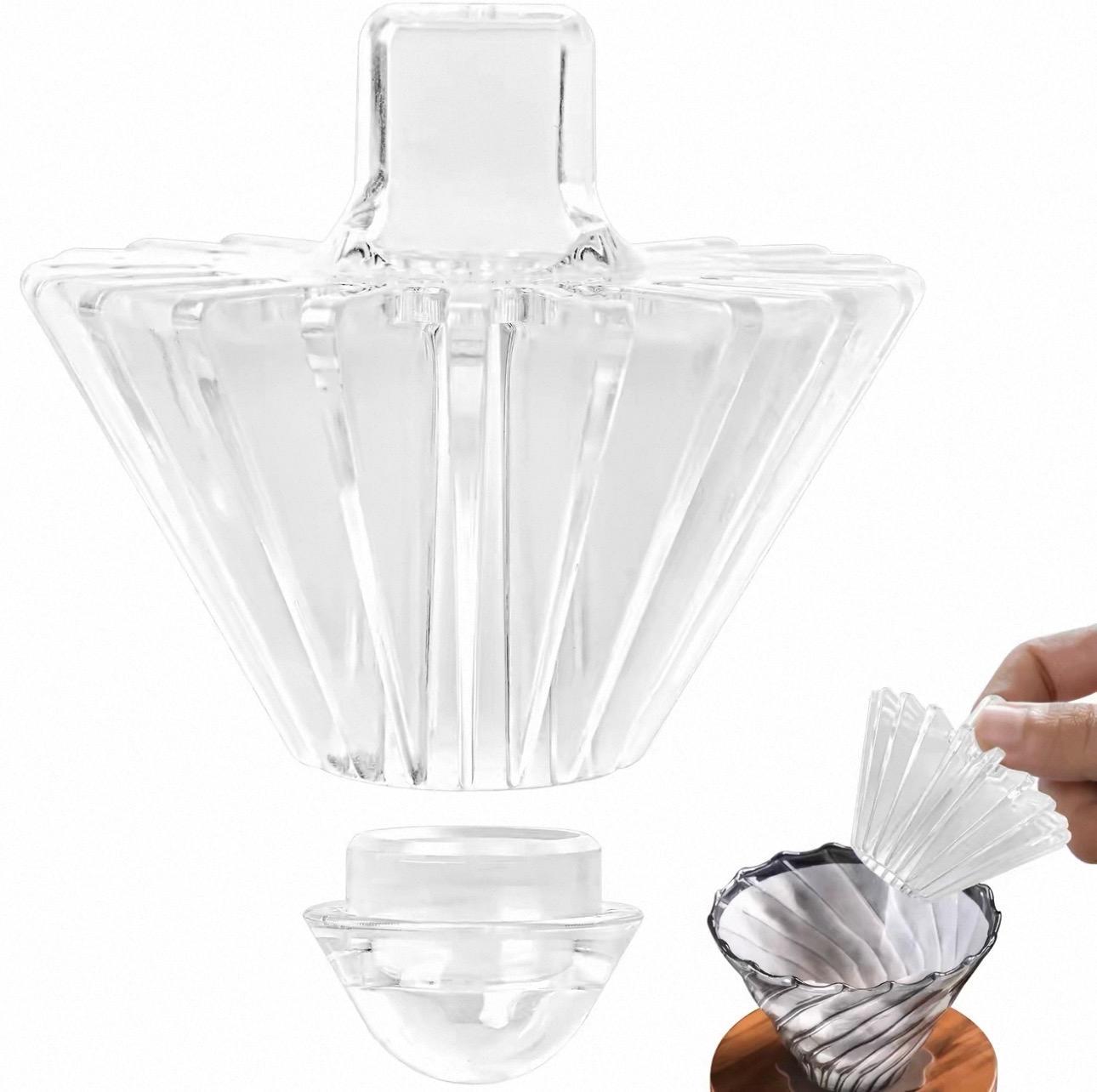 亞加力膠濾紙壓紙器 Acrylic Filter Paper Tamper 