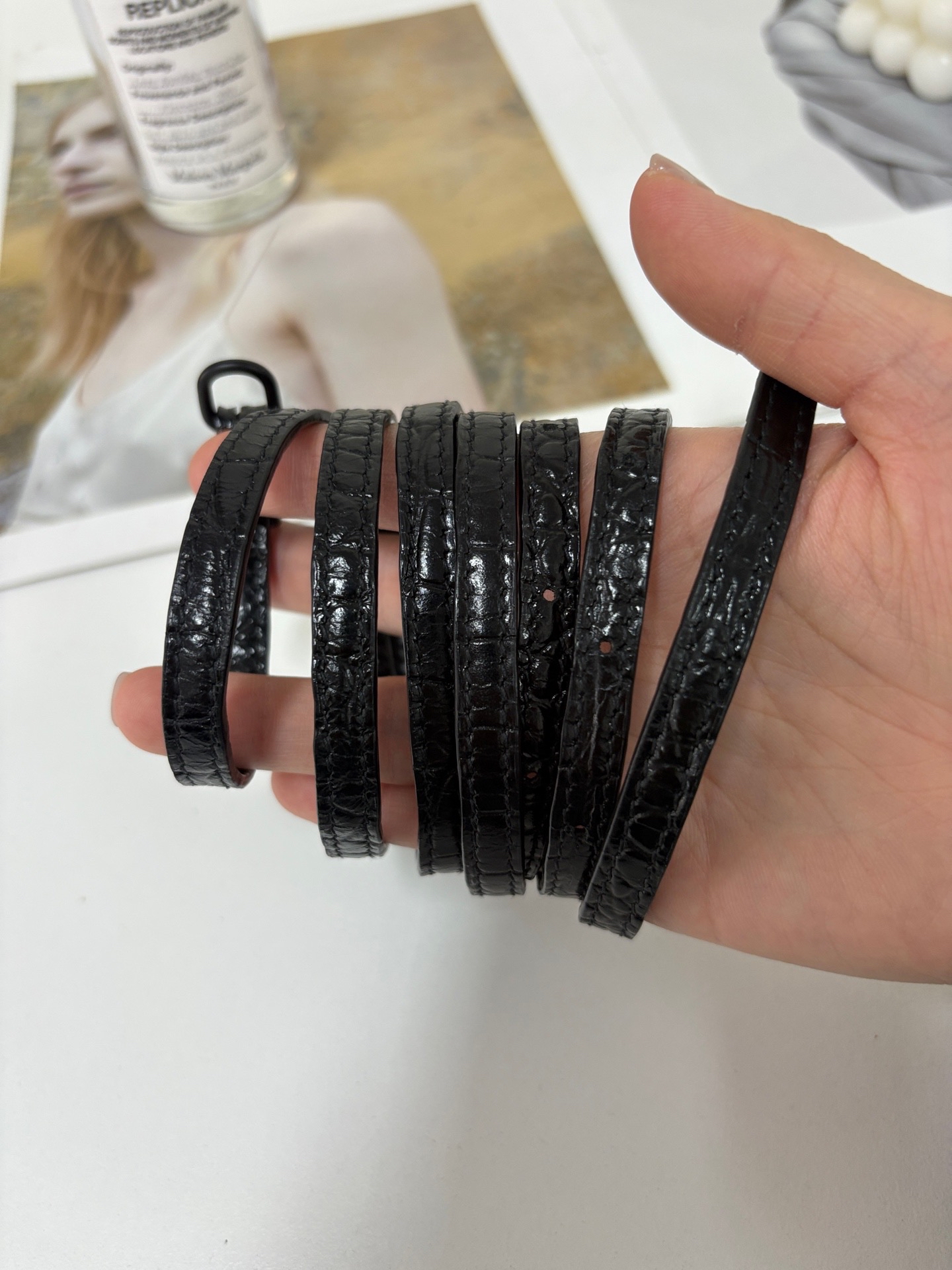 【預訂貨品】巴黎世家鰐魚紋mini沙漏包