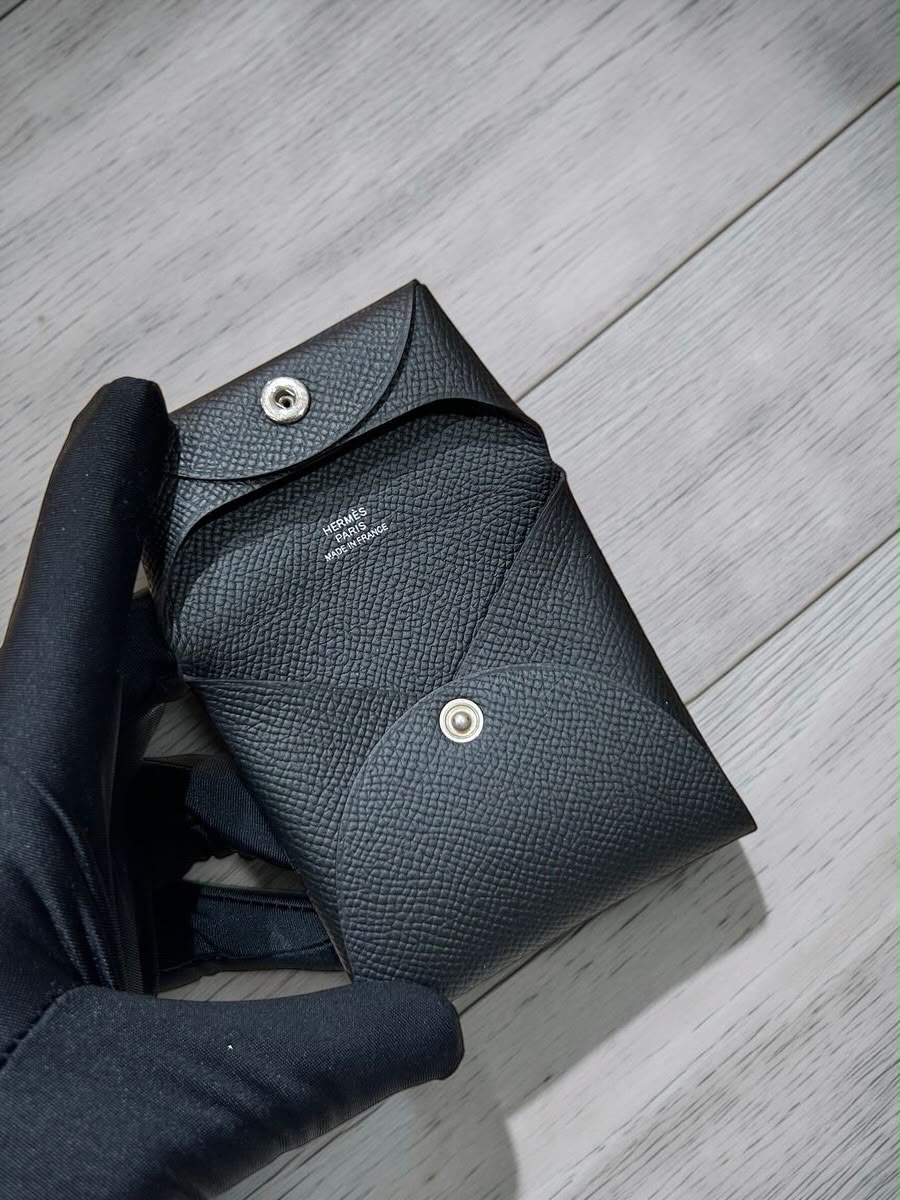 全新 Hermes Bastia change purse Epsom 黑色 100%Authentic,100%new全新貨品✅box