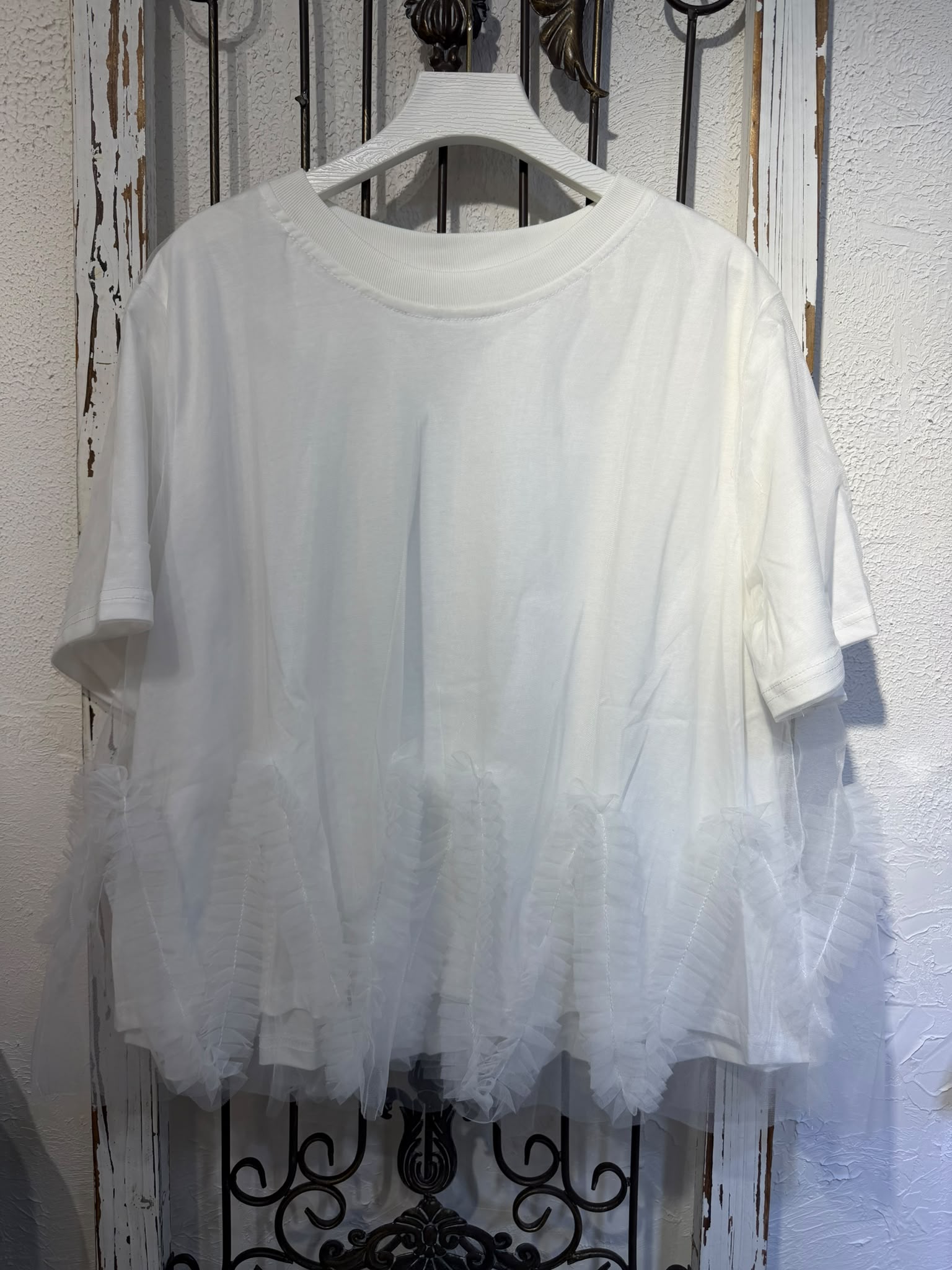 韓版網紗top