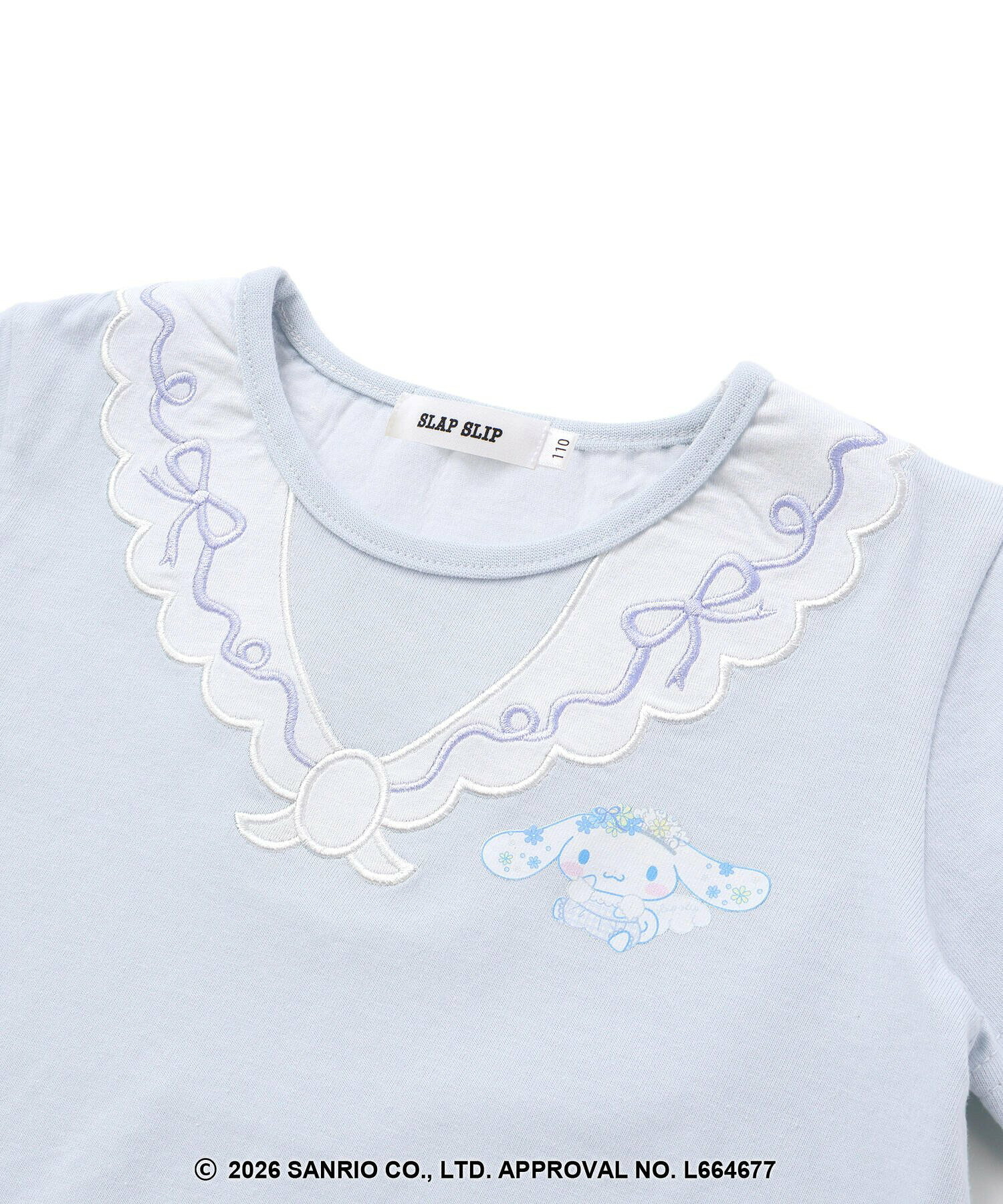 🇯🇵預訂 日本直送🇯🇵Slap Slip x Sanrio系列兩色人物印花立體耳朵刺繡水手領扇形袖上衣