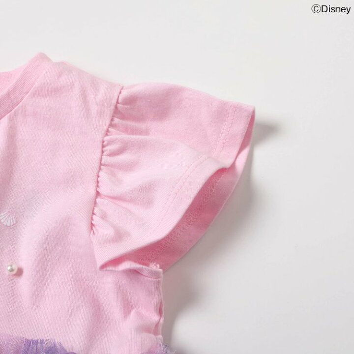 🇯🇵預訂 日本直送🇯🇵Apres les cours x 愛麗絲系列生蠔bb印花珍珠漸層薄紗短袖連身裙