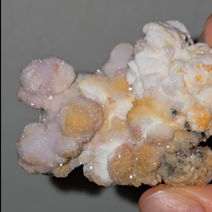 Lavender popcorn selenite from China - SEL42