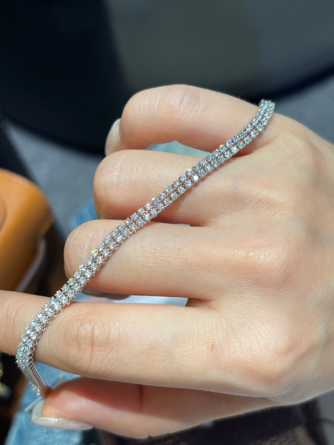 18K Lab Diamond Bracelet 