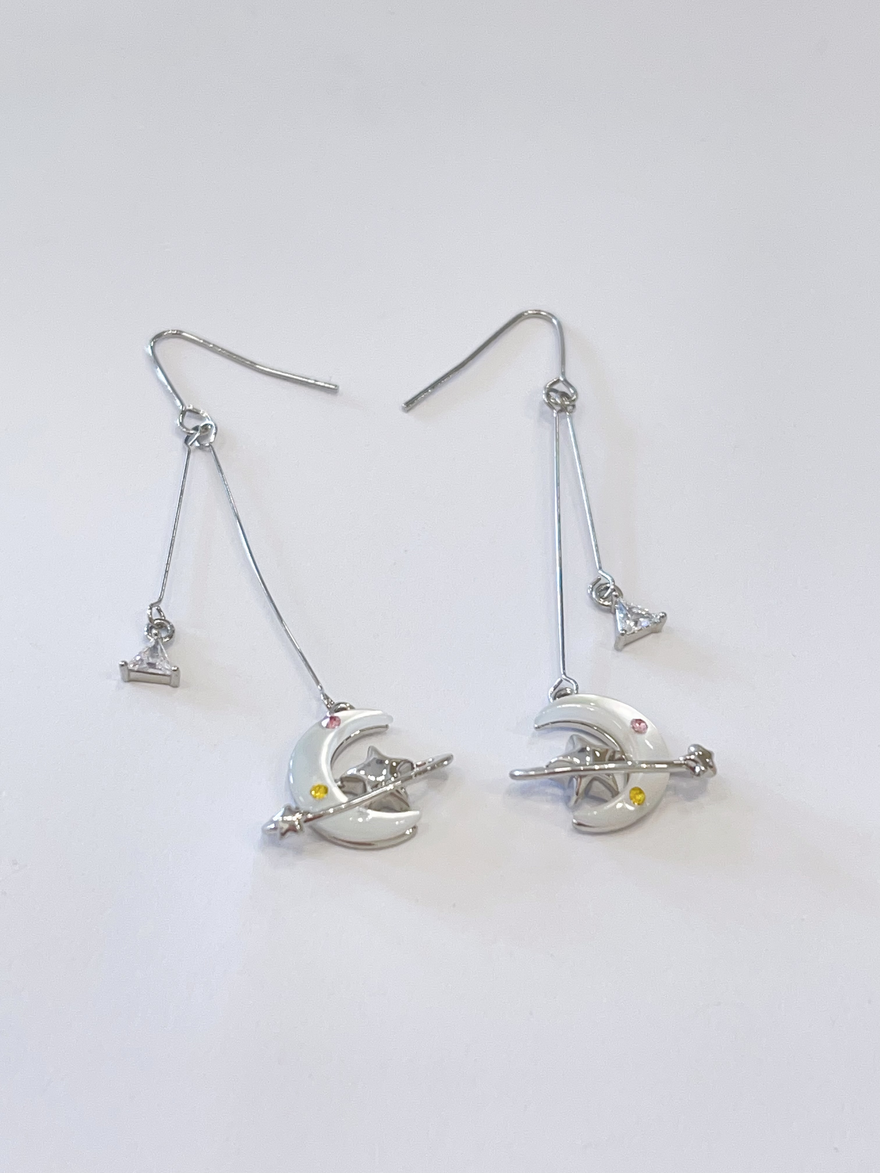 精致星月长流苏耳环🌙