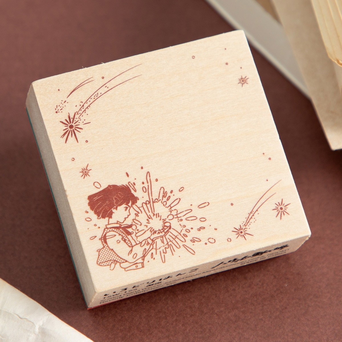 現貨｜哈爾移動城堡 宮崎駿 日版 Beverly 木製 印章 印仔 (TSW-195)