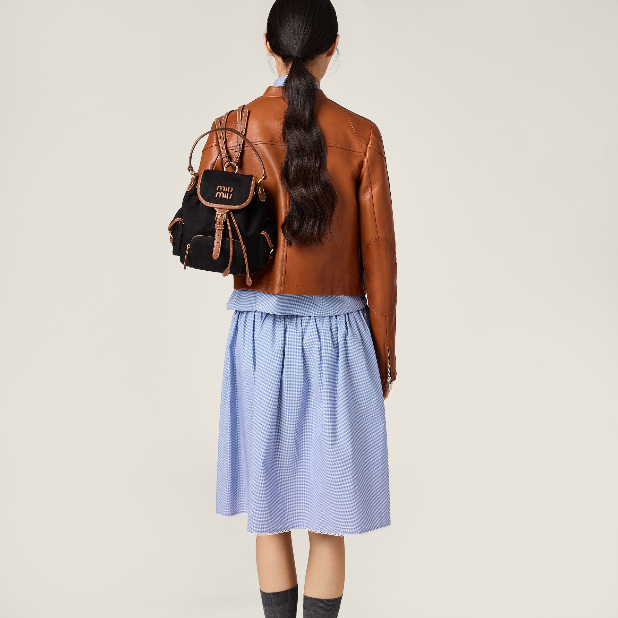 指定款式優惠✨訂貨🍒MIUMIU backpack  Size 22x18x11.5cm
