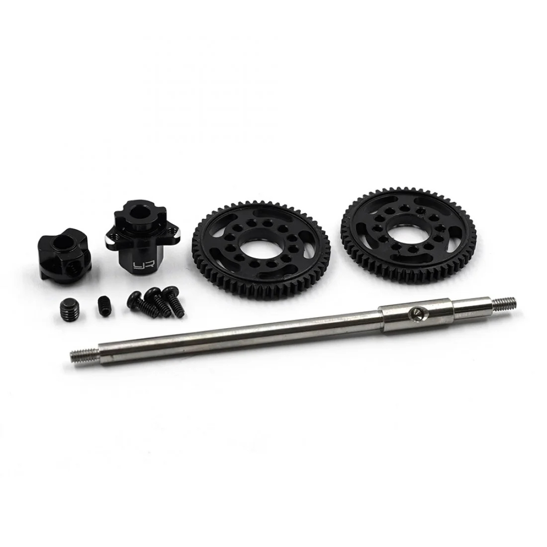 Yeah Racing 64 Titanium Solid Axle Shaft Set w/53T Delrin Gear For Kyosho Mini-Z MR-03/MR-04  KYMR-016BK