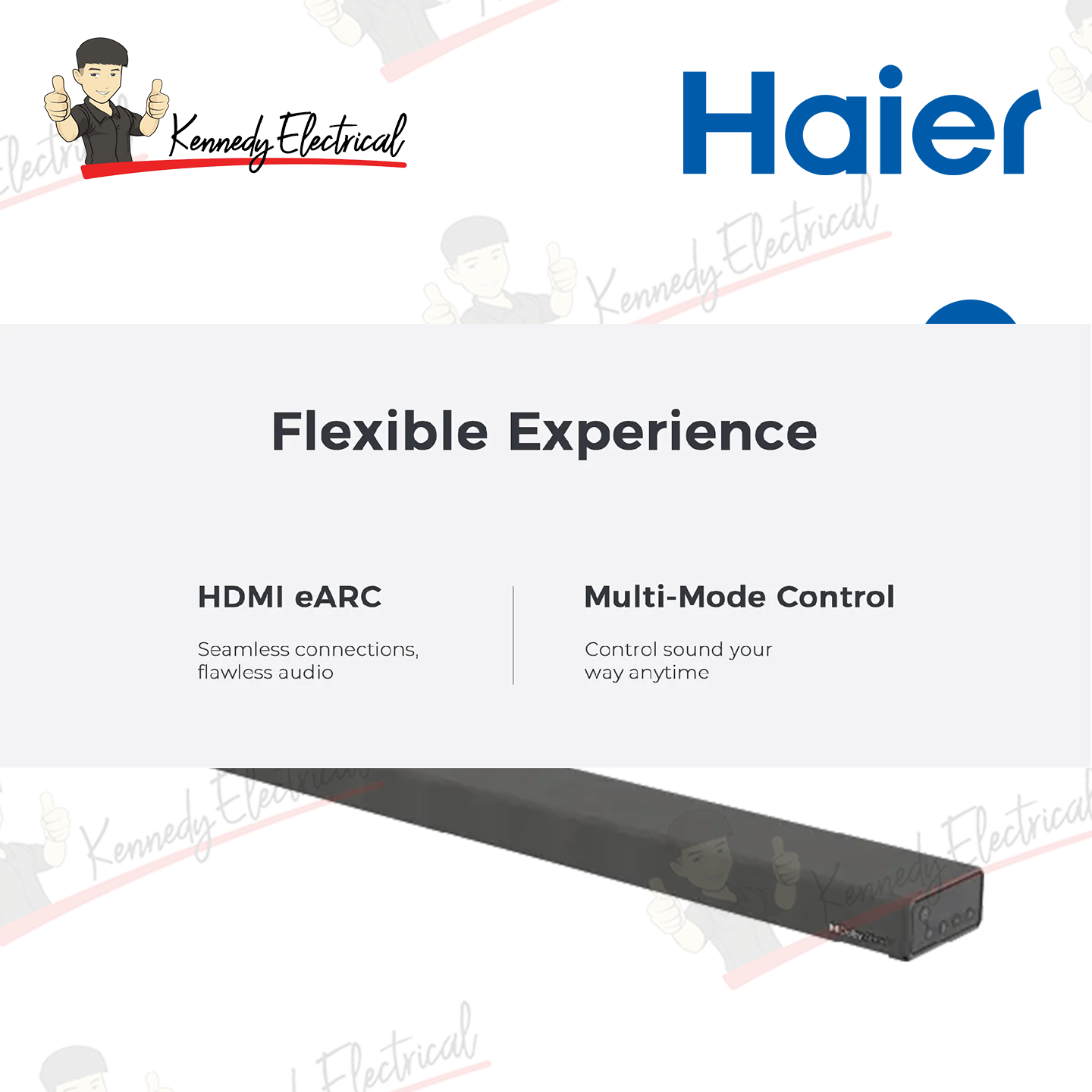 Haier 2.1ch Soundbar with Built-in Subwoofer (HSD210K6)