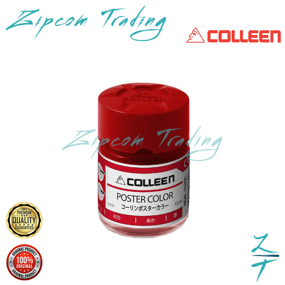 Colleen Premium Non-Toxic Poster Color (12ml/Bottle)