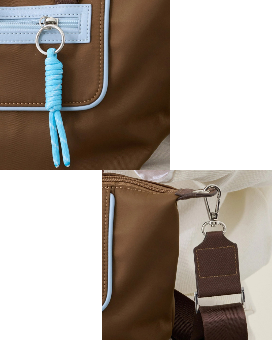 日本代購【 2026新款 日本直送 Rootote 撞色包邊 2WAY 輕量 尼龍手提 /斜揹袋 2WAY Shoulder Bag 】 ﻿ 