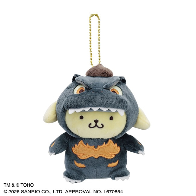🎀【預訂】GODZILLA x SANRIO 公仔掛飾 - Pompompurin