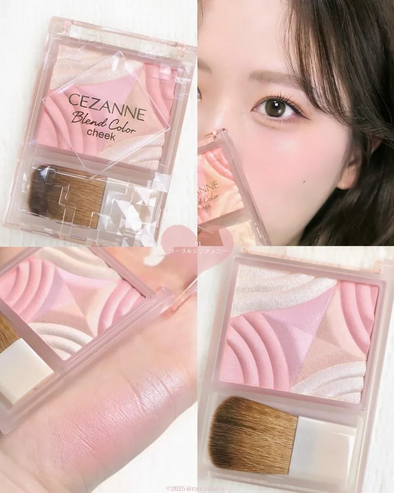日本CEZANNE Blend Color Cheek Blush Color 多用途漸變胭脂盤 