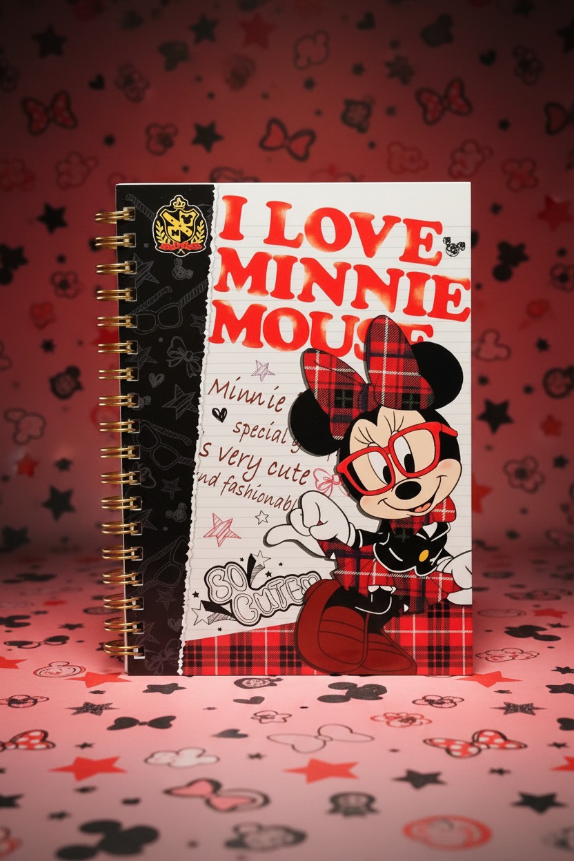 B6 線圈橫線筆記本 Minnie Mouse  (S2611449)