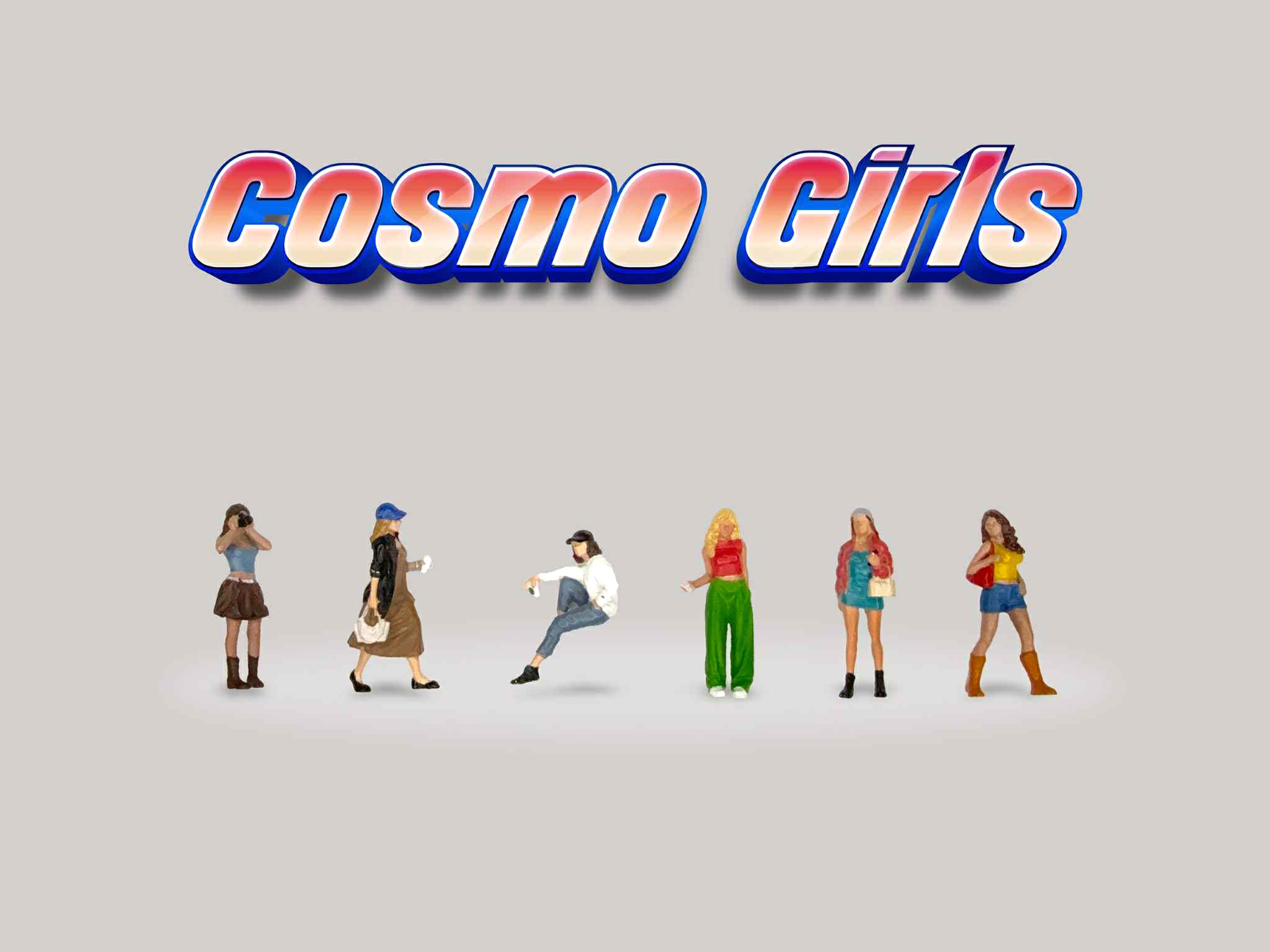 American Diorama 1/64 Cosmo Girls - AD-2437