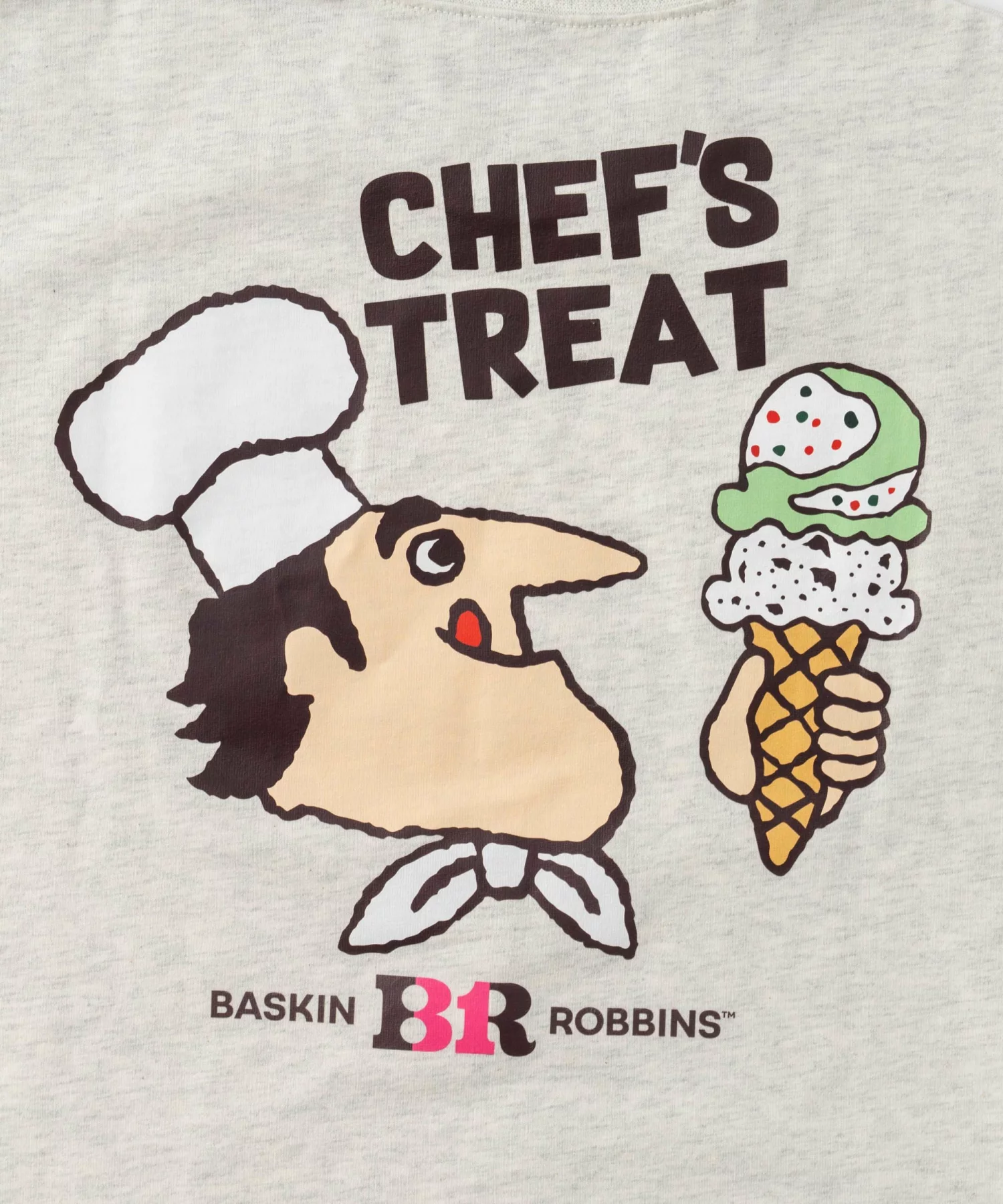 🆕【⭐訂購⭐】🇯🇵日本直送 🌀Baking Baskin-Robbins系列 復古手繪風 拼色袖 短袖 tee［2款選］🌀 [ELHA-0033][260908]