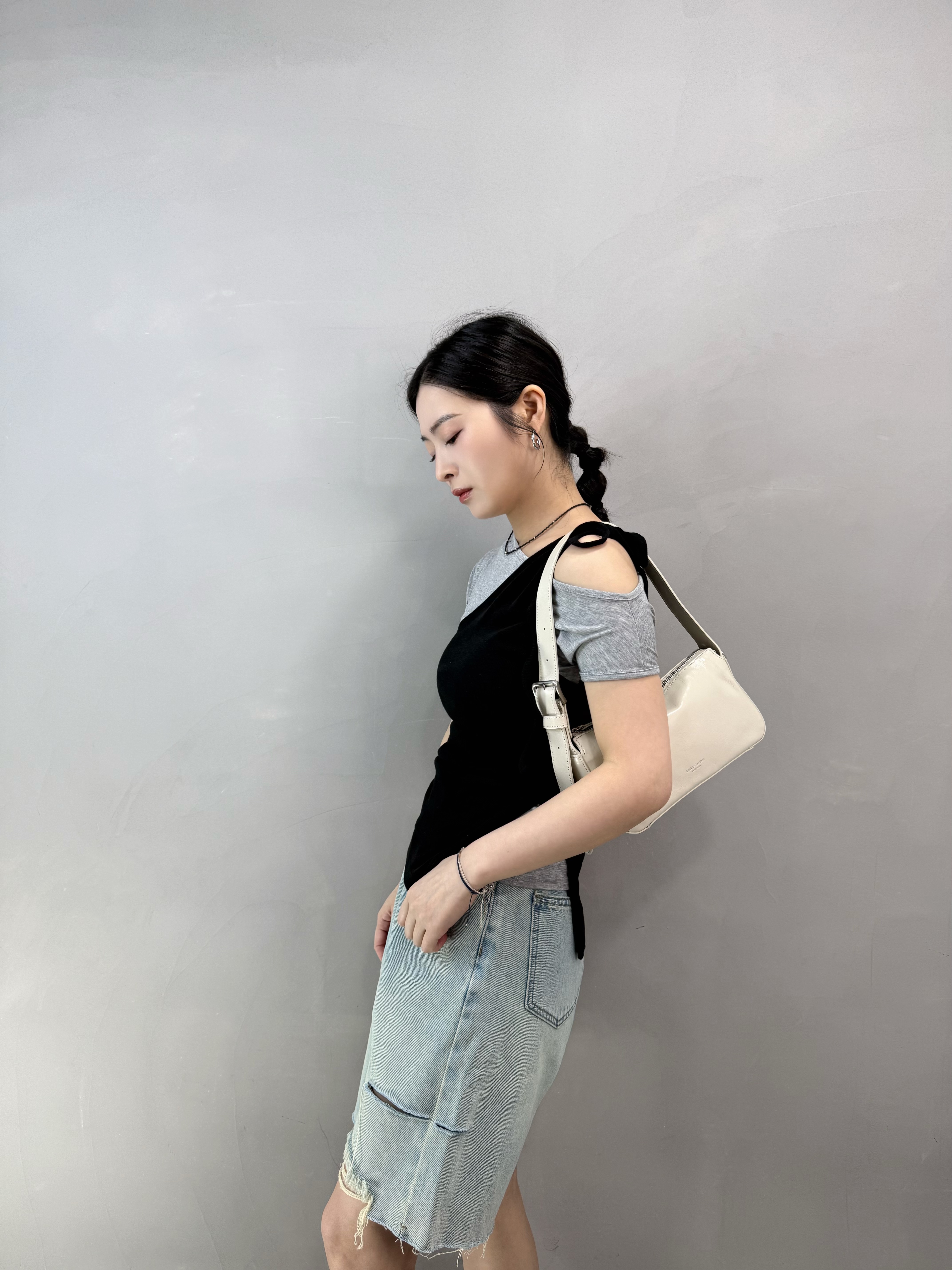 O67 5分牛仔短褲